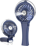 HandFan Upgraded Portable Handheld Misting Fan, Rechargeable Personal Mister Fan by HandFan
