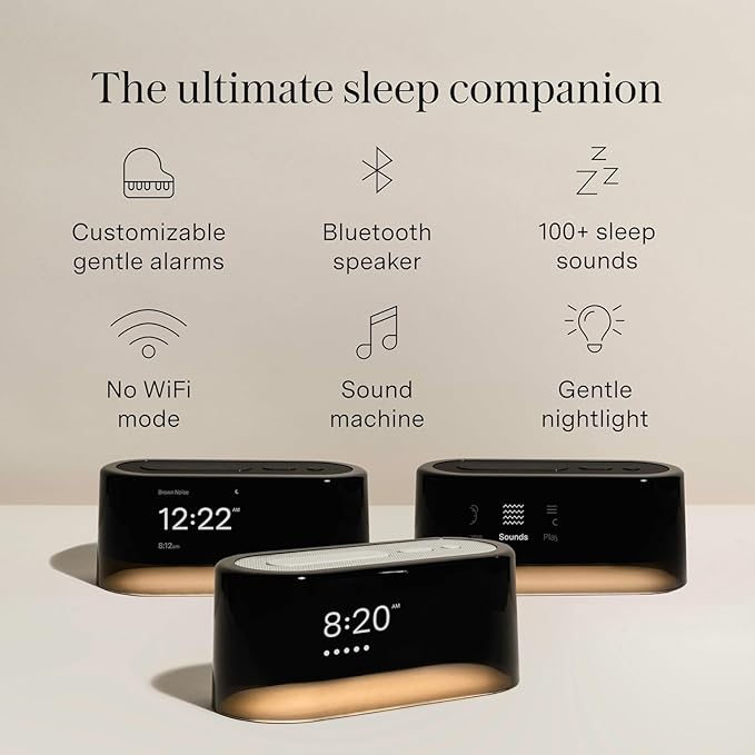 Loftie Alarm Clock with Sound Machine – Smart Alarm Clock with Light, Night - Image 3