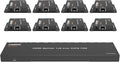 KEQINX 4K 1x8 HDMI Extender Splitter 70m/230ft HDMI Over Ethernet Splitter POC by KEQINX