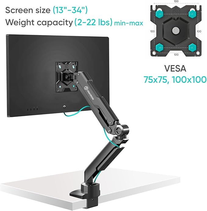 ONKRON Single Monitor Desk Mount - Image 5
