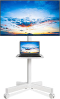 Rfiver Mobile TV Stand for 23-60 Inch LCD LED Flat/Curved Panel Screen TVs up by Rfiver
