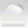 ASD LED 5" Round Flush Mount Ceiling Light Fixture, Low Profile Surface by ASDLightingCorporation
