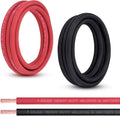 Shirbly 4 Gauge Battery Cable, 10FT Red + 10FT Black 4 AWG Pure Copper Wire by Shirbly