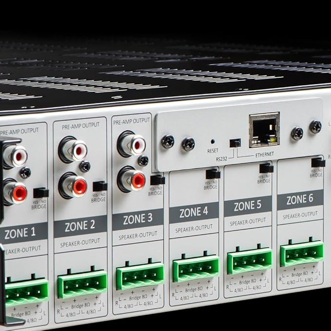 OSD Audio Nero Max12: 6-Zone, 6-Source Amplifier 80W Power, App Integration - Image 3