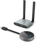 VJZFA Wireless HDMI Transmitter and Receiver 98FT/30M, 4K Decode 1080P@60Hz by HOME
