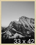 Frame It Easy 33 x 42 Wheat Wood Frame by FrameItEasy