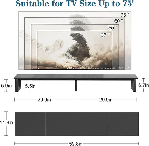 aboxoo 59" Large TV Riser Stand - Image 2
