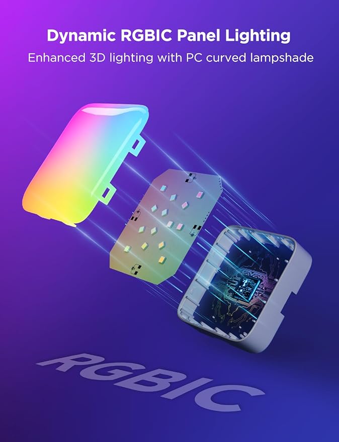 Govee Mini Panel Lights, RGBIC Wall Lights, Smart LED Wall Panels, Works - Image 8