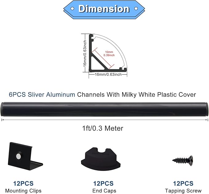 VST LED Channel, V Shape Led Diffuser Channel, LED Aluminum Channel - Image 2