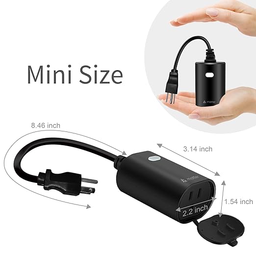 Minoston Outdoor Smart Plug, Matter Smart Plug, Smart Home Wi-Fi Outlet IP65 - Image 7