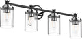 PHIXART Bathroom Lighting Fixtures Black and Chrome Bathroom Vanity Light by PHIXART
