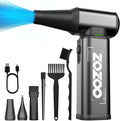 Compressed Air Duster, 180000RPM Powerful Cordless Electric Air Duster by ZOZOO