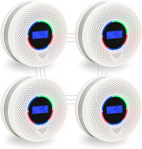 10-Year Battery Wireless Interconnected Smoke and Carbon Monoxide Detector by Unknown