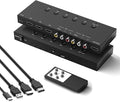 2-in-1 HDMI & AV Switcher – Play PS5 & Retro Games on 1 TV, 3 HDMI 2.0 + 2 RCA by OseTub