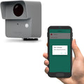 Lora Smart Outdoor Motion Detector Sensor, Driveway Alert, Property Invasion/Tresspassing Detector, 1/4 Mile Open Air Range, Email/Sms/Push Alerts, Alexa, IFTTT, Home Assistant (Hub Required)