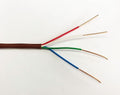 EASTWIRE 18/4 50ft Thermostat Wire, Solid Copper Wire, 18 Gauge Conductor by eastwire