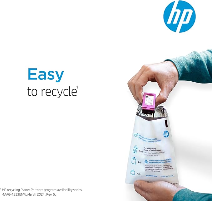 HP 902XL Yellow High-Yield Ink Cartridge | Works OfficeJet 6950, 6960 Series - Image 9