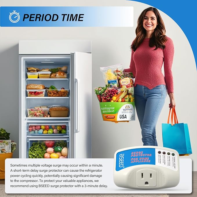 BSEED Voltage Protector, Single Outlet Surge Protector Plug in - Image 4