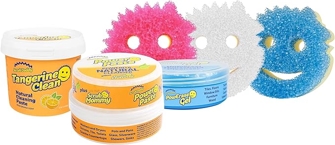 Scrub Daddy Sponges + Household Cleaning Supplies Bundle by ScrubDaddy