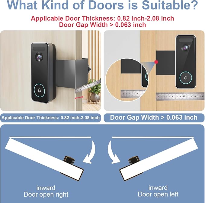 Anti-Theft Video Doorbell Mount Compatible - Image 3