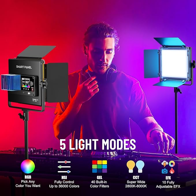 Mettlelite SPL210C RGB LED Video Light - Image 3