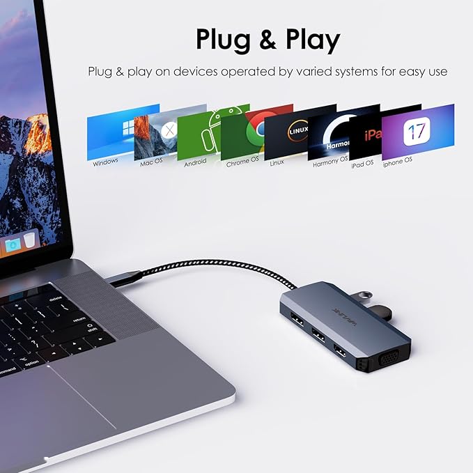 USB C Docking Station Dual DP Monitor, Displayport Docking Station - Image 7