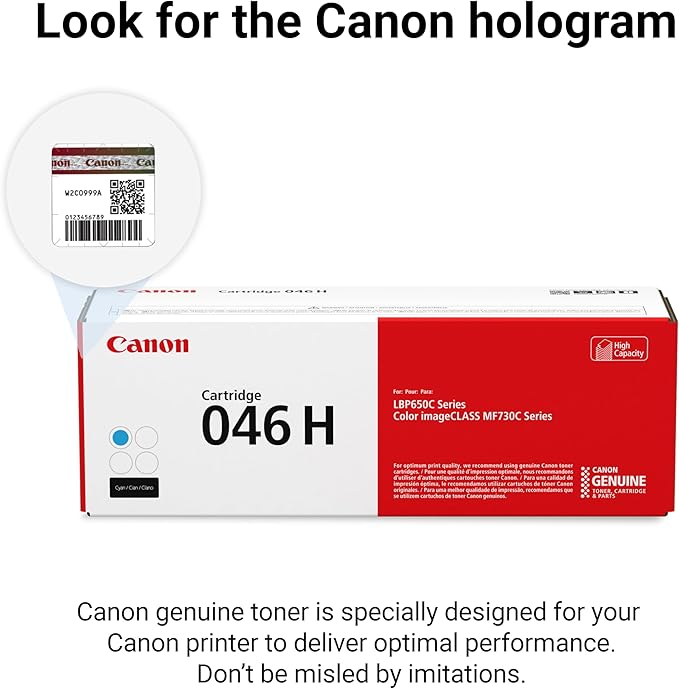 Canon Genuine 046 Cyan Toner Cartridge High Capacity Compatible - Image 5