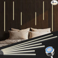 LED Recessed Lighting for Slat Wall Panels by Holymuss