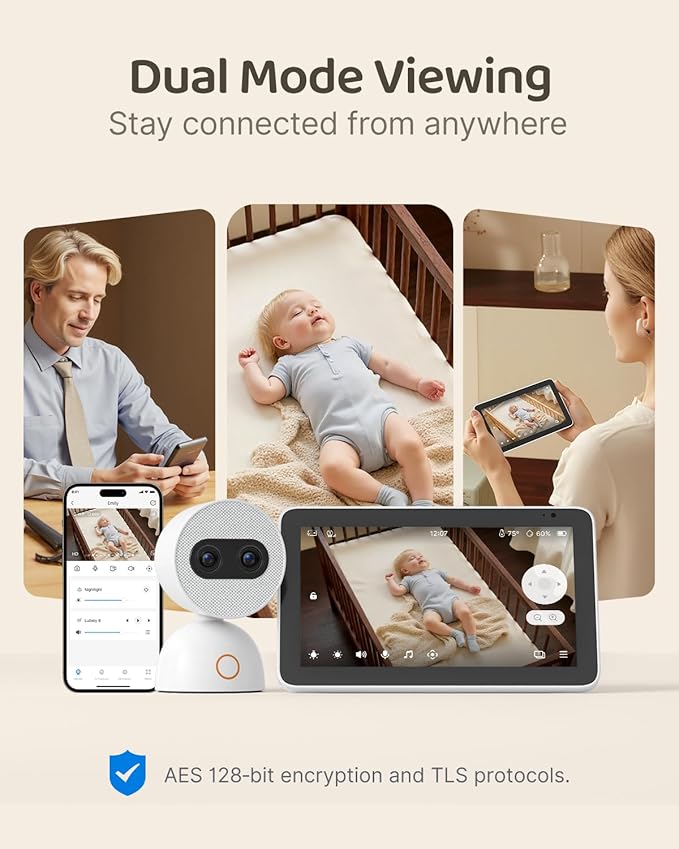 Simsky Split Screen Video Baby Monitor - Image 5