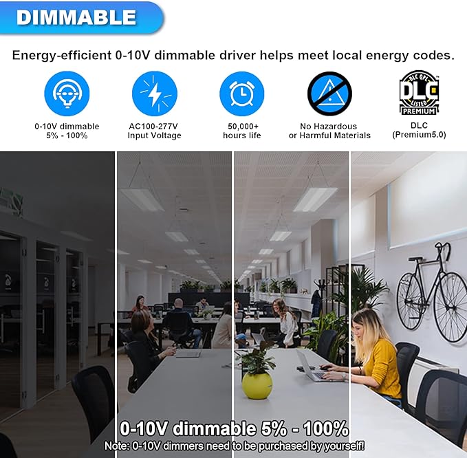 Cortelco 2x2 LED Troffer Light–20W/25W/30W/35W/40W, 4 CCT Selectable - Image 5