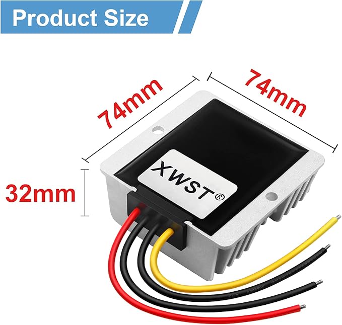 DC DC 12V to 19V 10A Step-up Module, Boost Converter 9V-13V to 19V Voltage - Image 3
