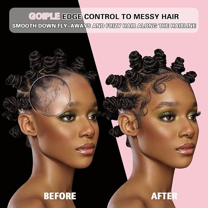 Edge Control Wax for Women Strong Hold Non-greasy, Edge Wax Styling Gel for - Image 4