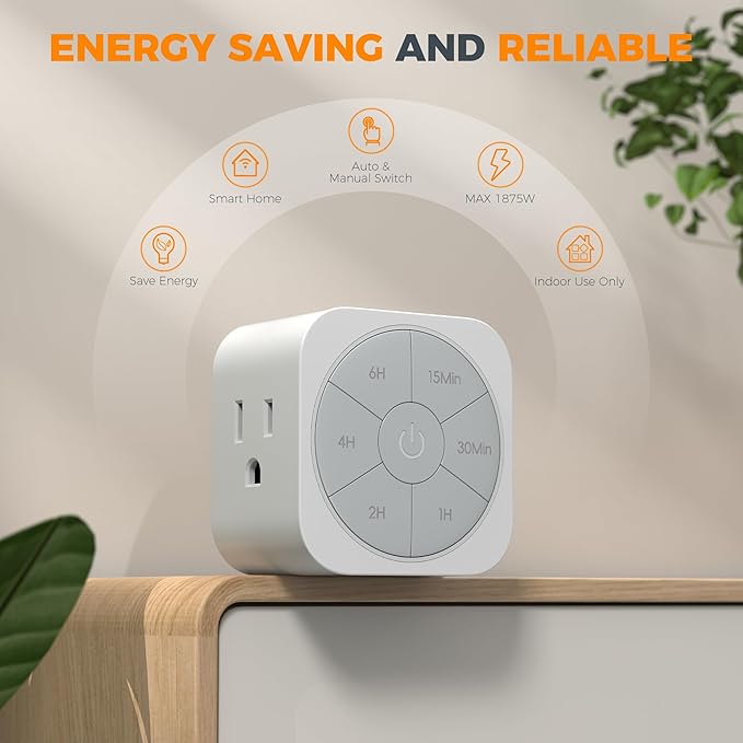 Outlet Timer Indoor 2 Pack, Countdown Timers - Image 5