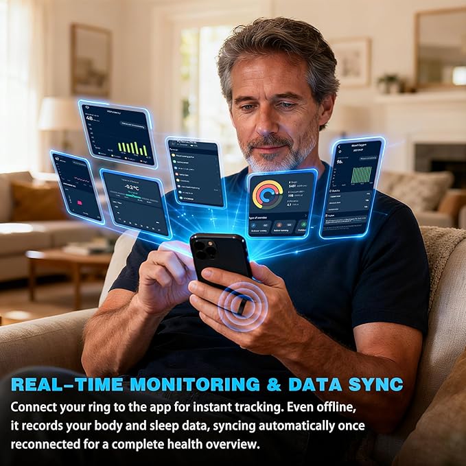 S SECRETTOP Smart Ring Health Tracker - Image 2