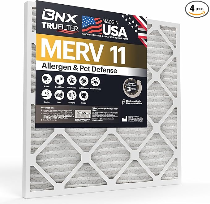 BNX TruFilter 16x30x1 Air Filter MERV 11 by BNX