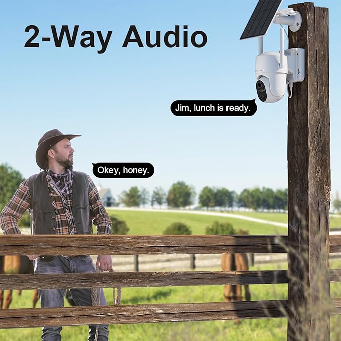 HOSAFE.COM No WiFi Security Cameras Wireless Outdoor, 4G LTE Cellular Security - Image 8