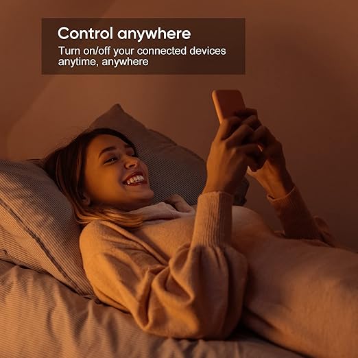 Onvis Matter Over Thread Smart Plug, Smart Mini Outlet, Works - Image 4