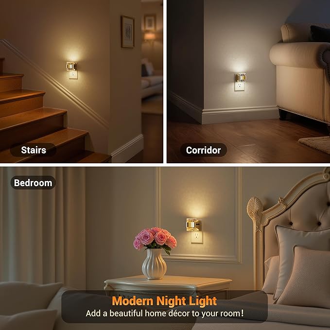 JandCase LED Night Light, Night Light3000K/4000K/5000K & 3 Brightness Levels - Image 5