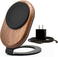 ARK Uno - Solid Wood MagSafe Stand Magnetic Wireless Charging Station w/Adapter by ARKHomeOffice