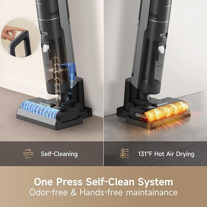 DREAME H12S Cordless Vacuum Mop, Vacuum and Mop at The Same Time, Wet Dry Vacuum - Image 5