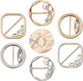 T-Shirt Clips 9 PCS, Clothes Corner Knotted Button, Fashion Alloy Pearl by KesaPlan