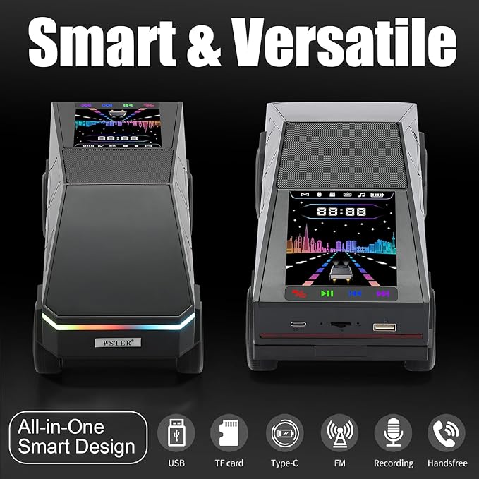 WSTER Portable Car Model Bluetooth Speaker - Image 4