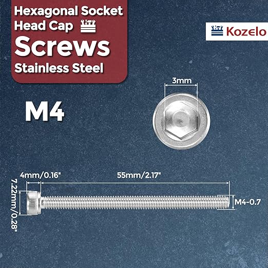 Kozelo 15pcs Socket Head Cap Screws - Image 2