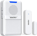 Door Chime, Wireless 600Ft Range 5 Adjustable Volume 1 Magnetic Door Open by stechro