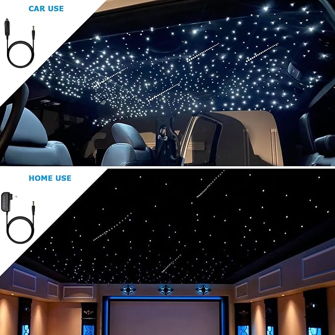 AMKI16W Bluetooth Twinkle Fiber Optic Star Ceiling Lights Lamp Kit, LED RGBW - Image 7