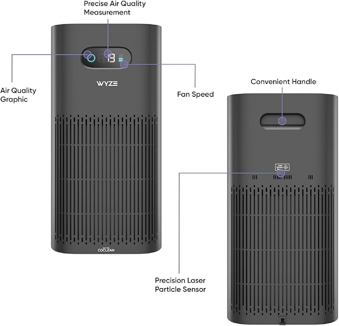 Wyze Air Purifier with Formaldehyde Filter, - Image 9