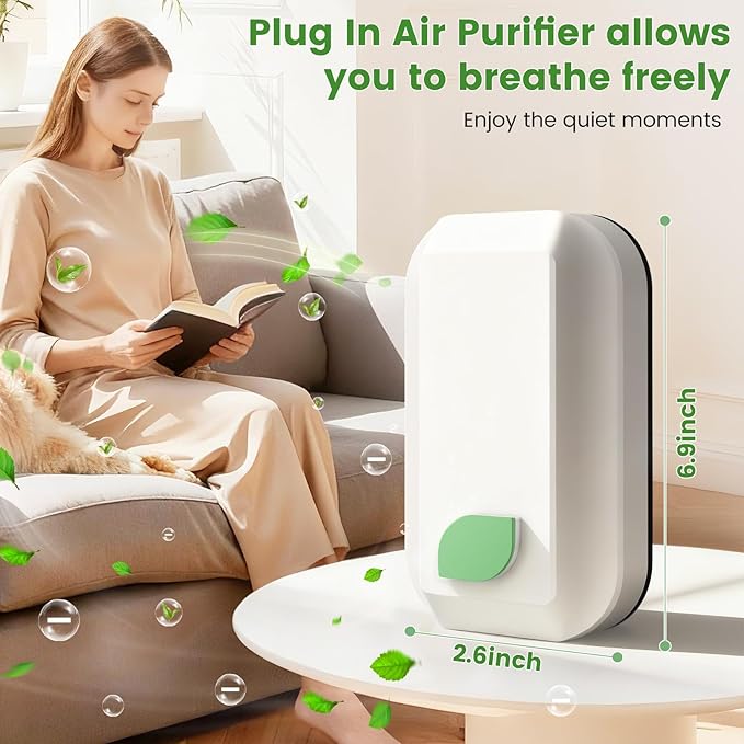 PVACG 6Pack Plug In Ionic Air Purifier, Negative Ion Air Purifier - Image 7