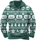 Halloween Hoodie Men Graphic Pumpkin Ghost Printed Sweatshirt Casual Trendy by Spatofa