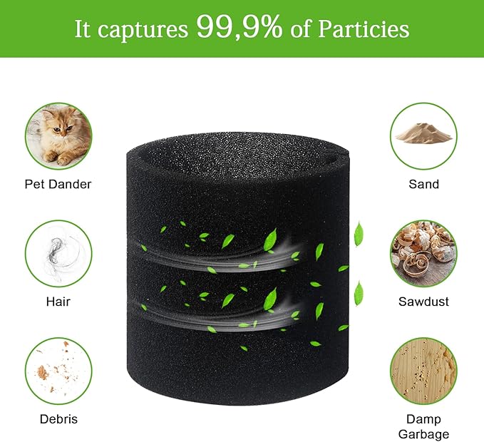 DFD 1 Pc 90585 Foam Sleeve Filter Replacement Compatiable - Image 4