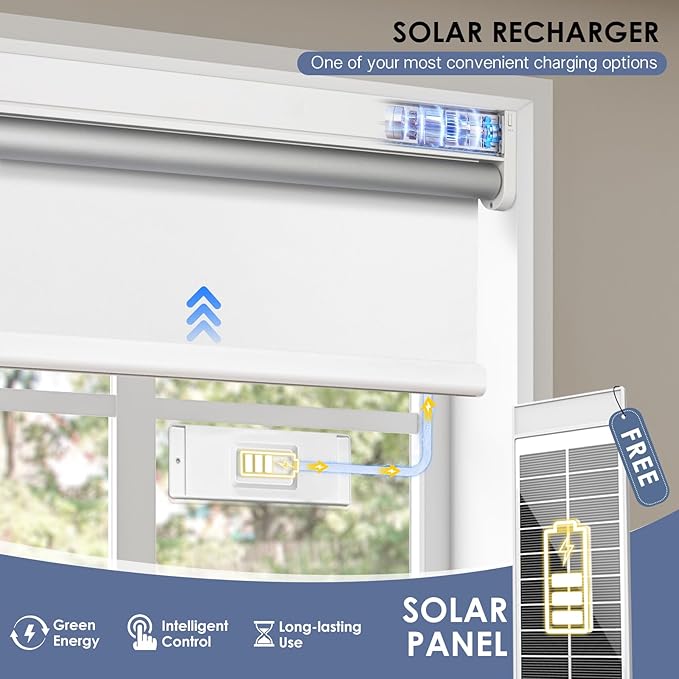 Motorized Blackout Smart Roller Blinds - Image 4